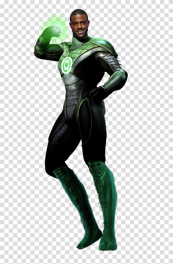 Injustice: Gods Among Us John Stewart Green Lantern Injustice 2 Martian Manhunter, Green Latern transparent background PNG clipart
