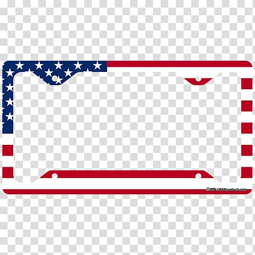 Flag of the United States Frames Vehicle License Plates, license plate transparent background PNG clipart