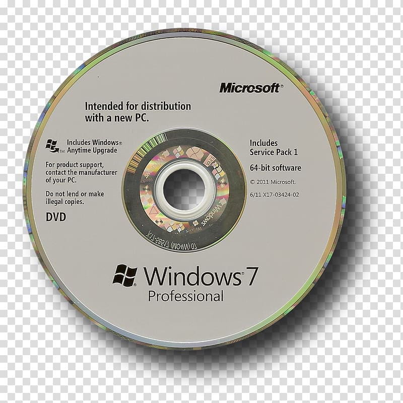 Microsoft Windows 7 Professional w/SP1 64-bit computing Computer Software, microsoft transparent background PNG clipart