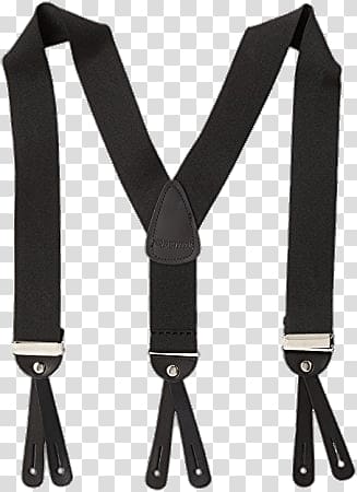black suspenders, Black Suspenders transparent background PNG clipart