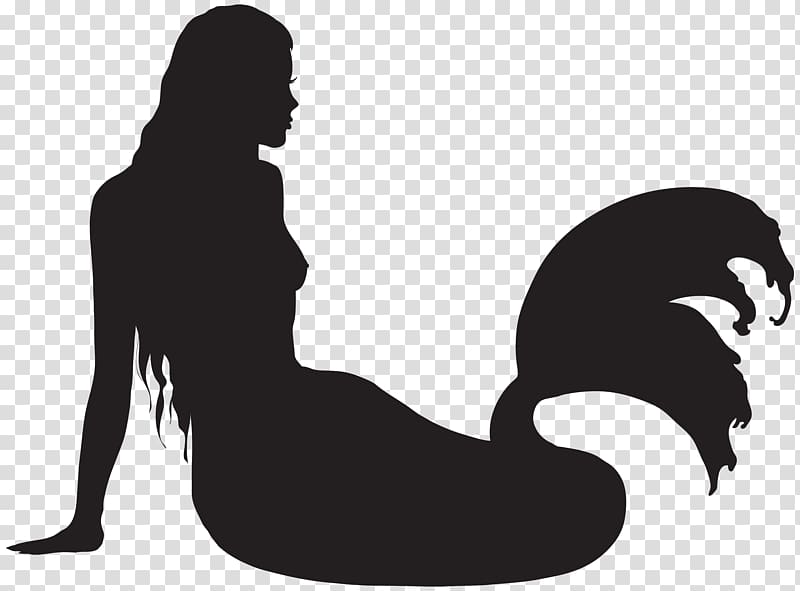 mermaid art, Mermaid Scalable Graphics, Sitting Mermaid Silhouette transparent background PNG clipart