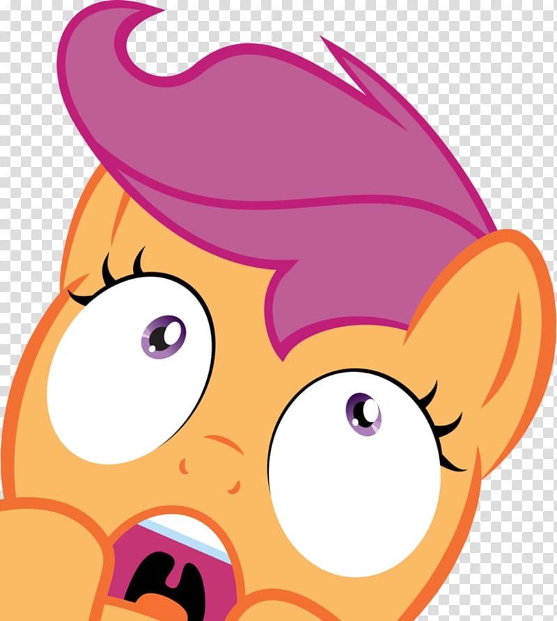Scootaloo Rarity Pinkie Pie Fluttershy, frightened transparent background PNG clipart