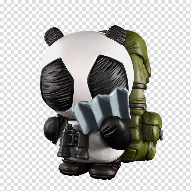Mighty Jaxx Designer toy Giant panda Art, others transparent background PNG clipart
