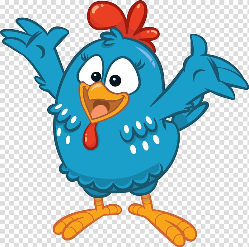 blue chicken illustration, Galinha Pintadinha Chicken Musical theatre Peru, peru transparent background PNG clipart