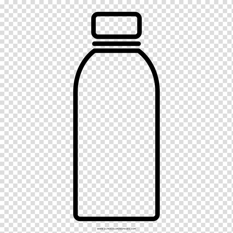 Water Bottles Coloring book Drawing, bottle transparent background PNG clipart