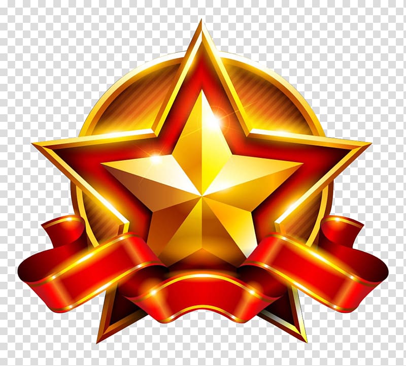five-pointed star badge transparent background PNG clipart