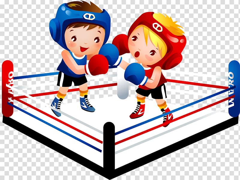 Boxing glove Kickboxing Punch, kids playing transparent background PNG clipart