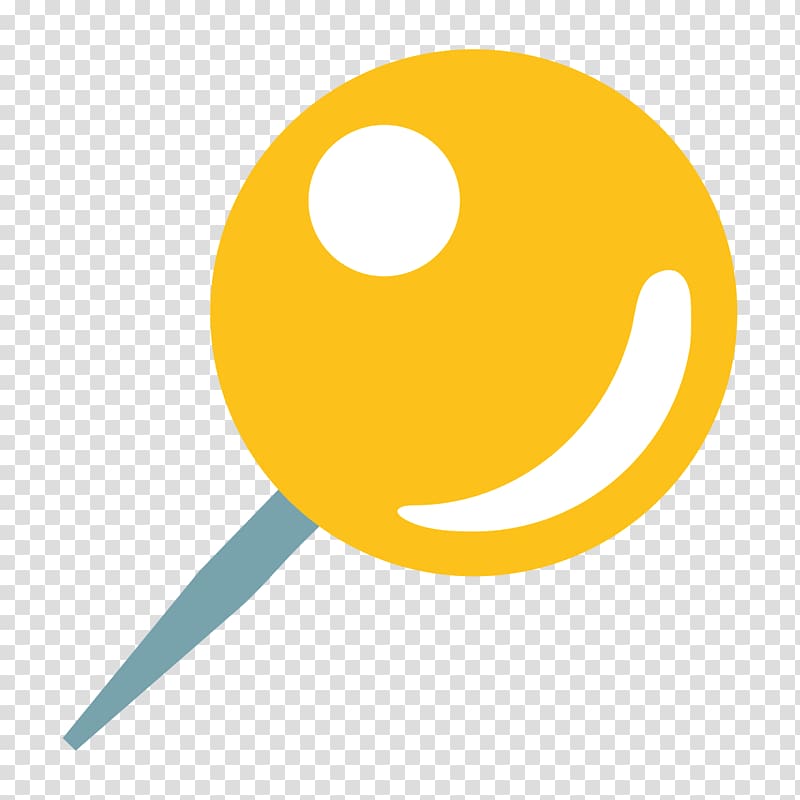 yellow and gray lollipop illustration, Symbol Drawing pin Emoji Computer Icons , Pin transparent background PNG clipart