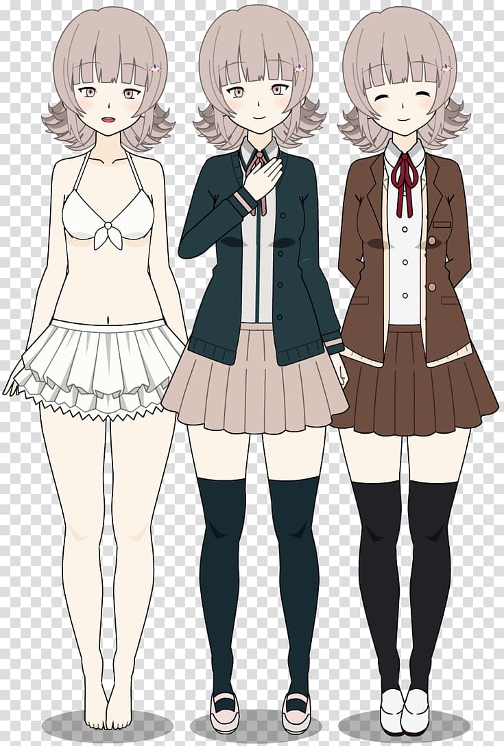 Art Danganronpa School uniform Anime Export, others transparent background PNG clipart