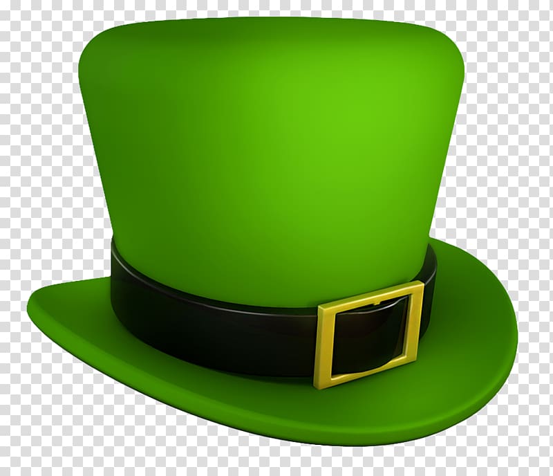 Saint Patricks Day Hat Green , Green Leprechaun transparent background PNG clipart