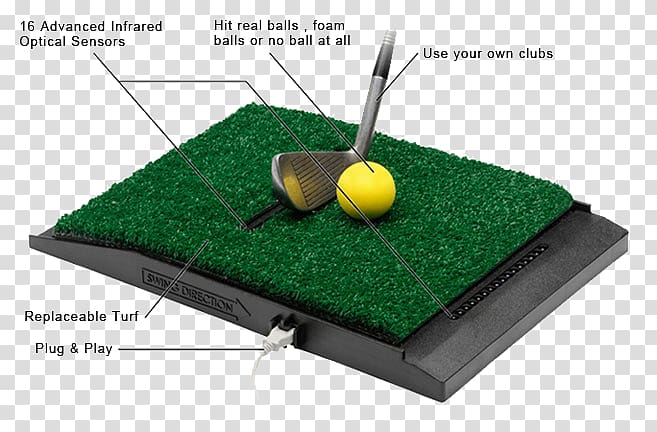 OptiShot Golf Indoor golf Golf simulator Ball, callout transparent background PNG clipart