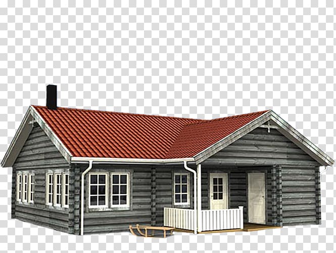 Summer house Log cabin Cottage Mountain cabin, house transparent background PNG clipart