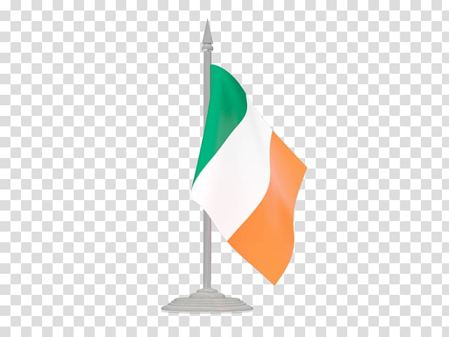 flag of Ireland, Irish Flag on Stand transparent background PNG clipart