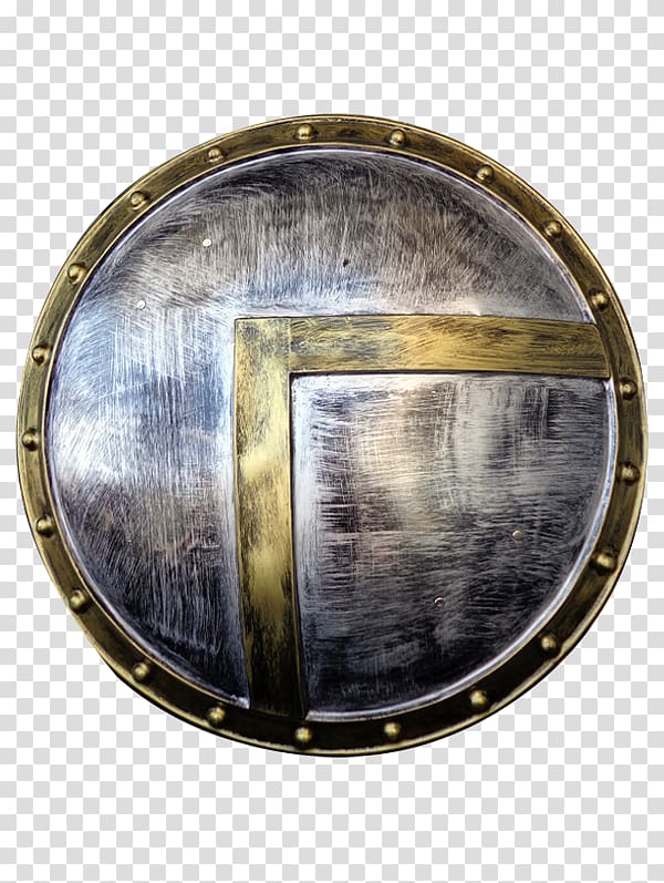 Spartan army Shield Escutcheon Warrior, shield transparent background PNG clipart