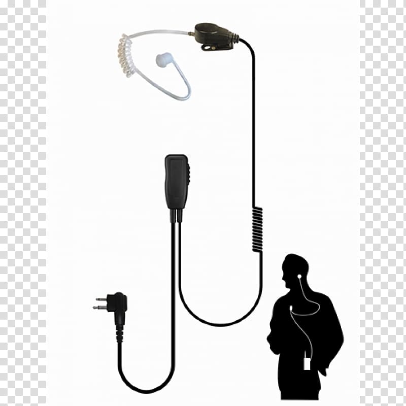 Microphone Two-way radio Headset Motorola Solutions, Red Push Pin transparent background PNG clipart