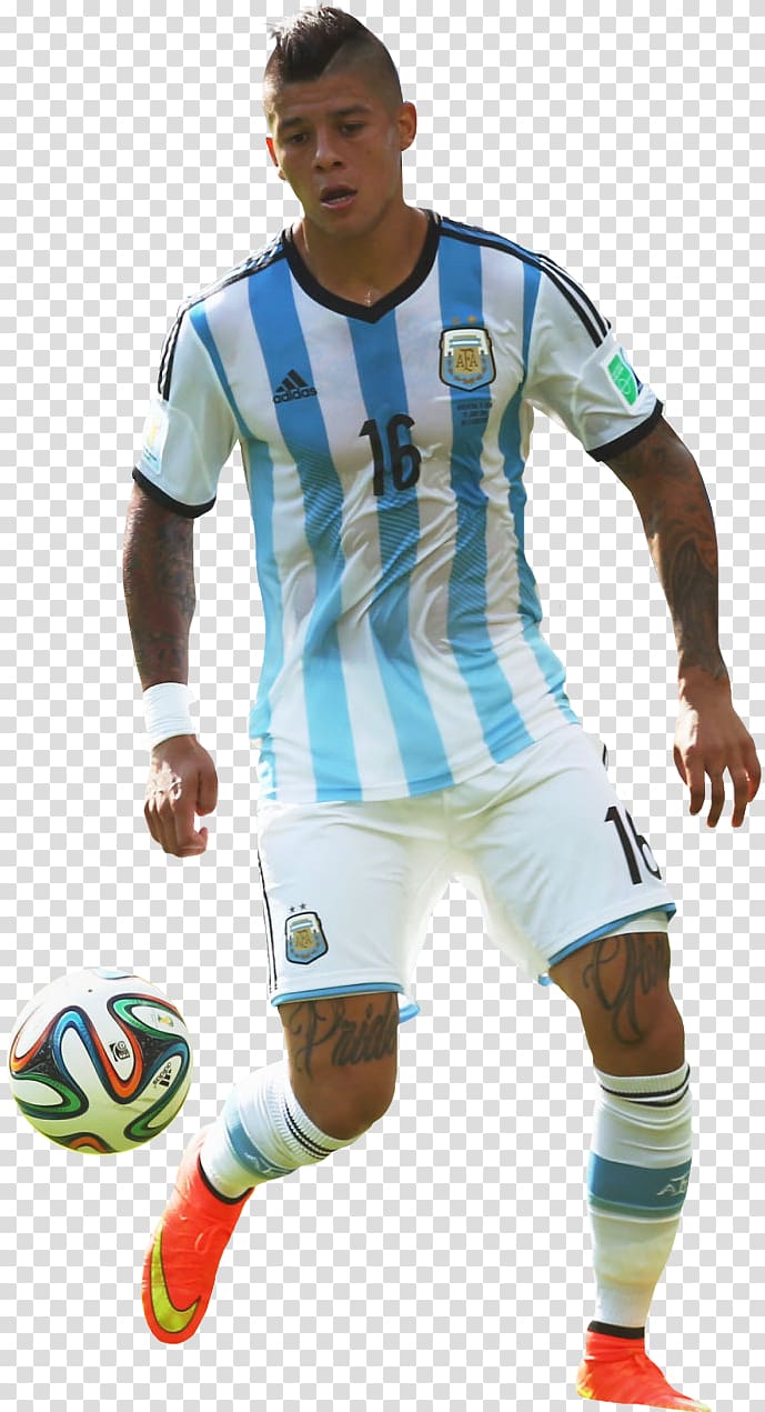 Marcos Rojo Argentina national football team 2018 World Cup Jersey, football transparent background PNG clipart