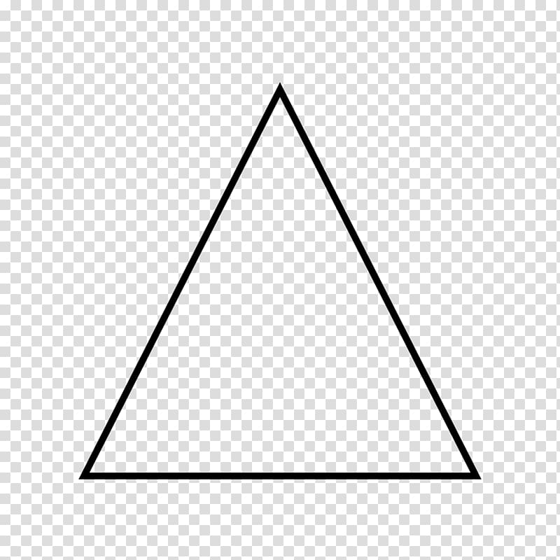 Equilateral triangle Geometry Shape , triangulo transparent background PNG clipart