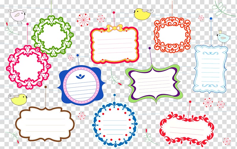 Dialog box Dialogue Encapsulated PostScript , CUTE FRAMES transparent background PNG clipart