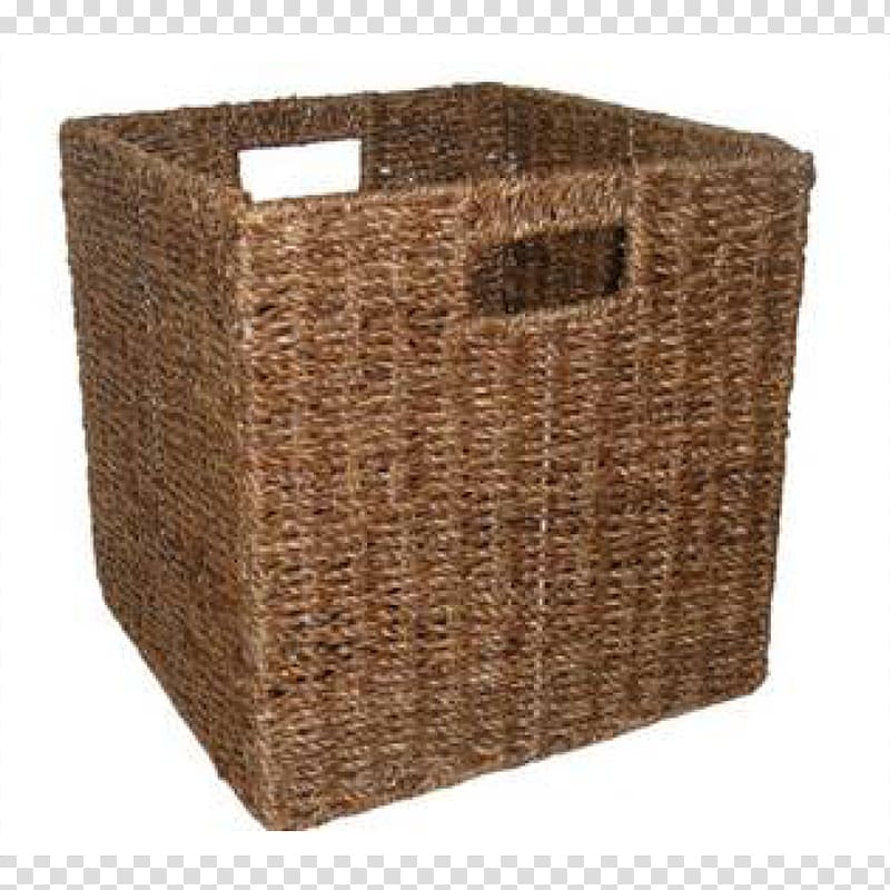 Basket Cube Wicker Food storage containers, cube transparent background PNG clipart