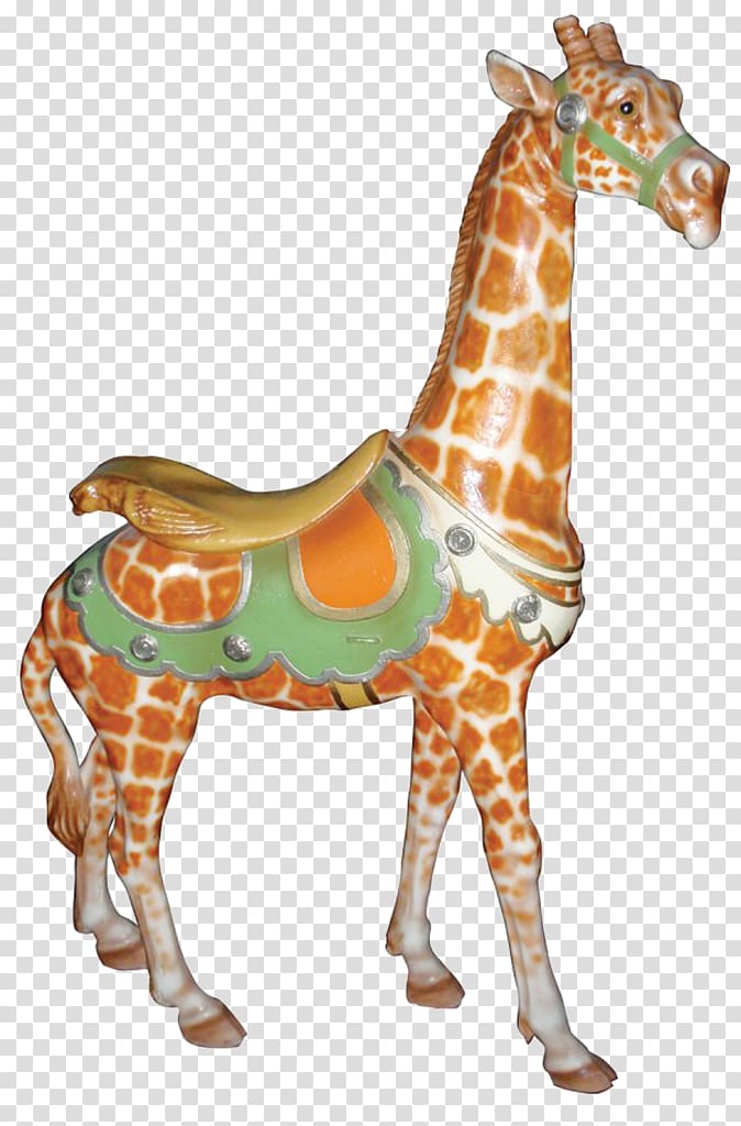 Giraffe Horse Carousel Animal Scrapbooking, Carousel transparent background PNG clipart