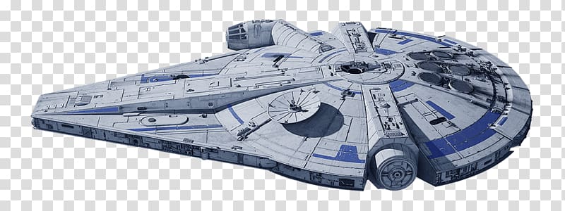 Han Solo Millennium Falcon Star Wars Corellia Lando Calrissian, star wars transparent background PNG clipart