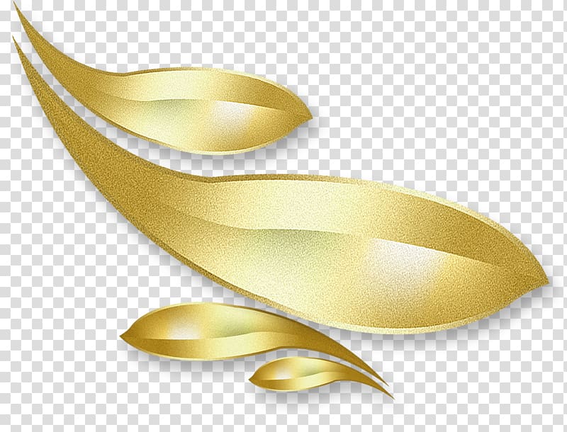 Gold leaf Gold leaf, Gold leaf decoration transparent background PNG clipart