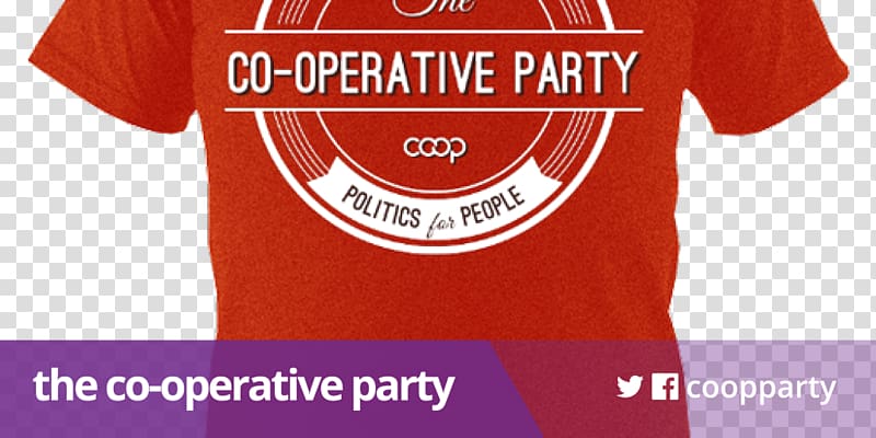T-shirt Logo Co-operative Party Business, T-shirt transparent background PNG clipart
