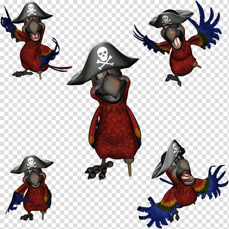 , Pirate Parrot transparent background PNG clipart