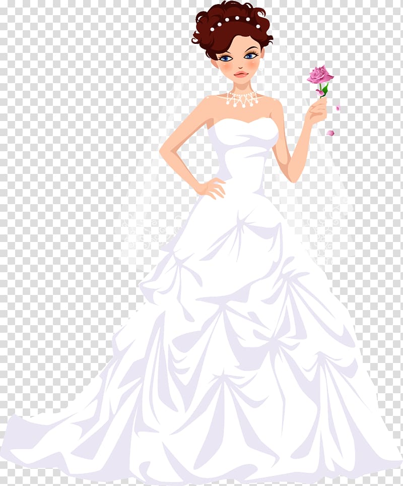 Bridal Gown Clipart PNG Images, Purple Wedding Dress Bridal Gown  Ilustration Clipart, Wedding Dress Clipart, Wedding Clipart, Purple Dress  PNG Image For Free Download