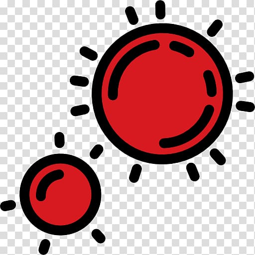 Computer Icons Bacteria Biology, dentate bacterial virus transparent background PNG clipart