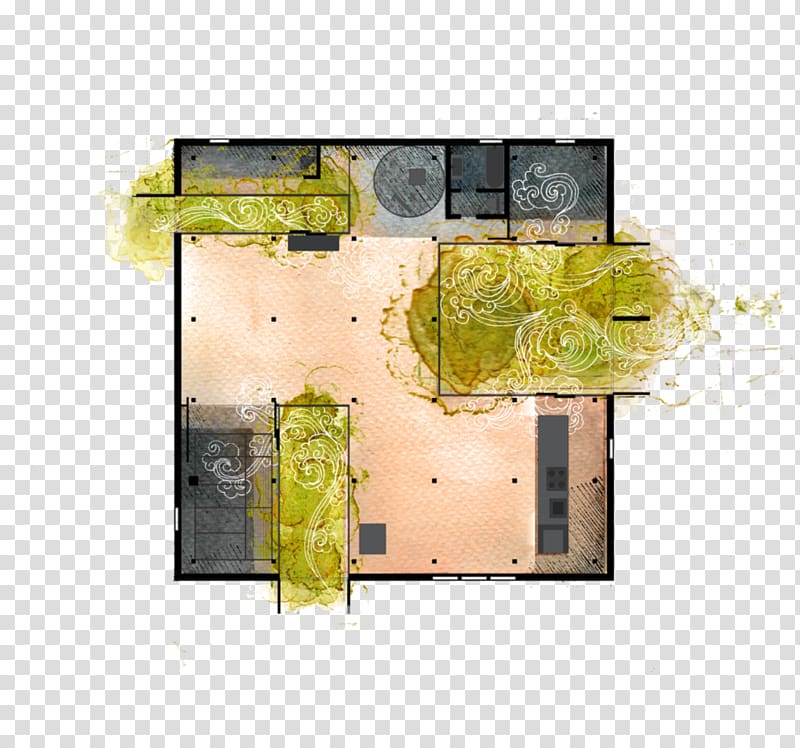 House Floor plan Property Rectangle, House Finch transparent background PNG clipart