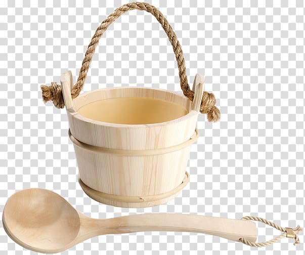 Hot tub Sauna Ladle Bucket Swimming pool, bucket transparent background PNG clipart