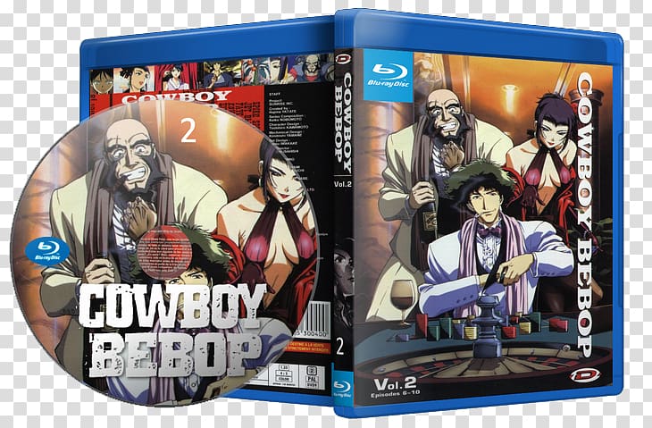 Blu-ray disc Anime Film Drama High-definition television, Cowboy Bebop transparent background PNG clipart