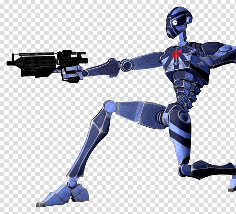 Battle droid Clone trooper Star Wars: The Clone Wars Stormtrooper, Security gard transparent background PNG clipart