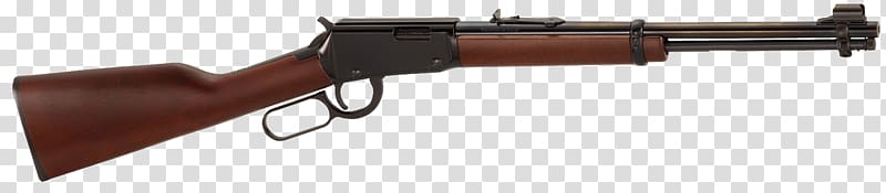 .22 Winchester Magnum Rimfire Lever action .22 Long Rifle Henry rifle, weapon transparent background PNG clipart