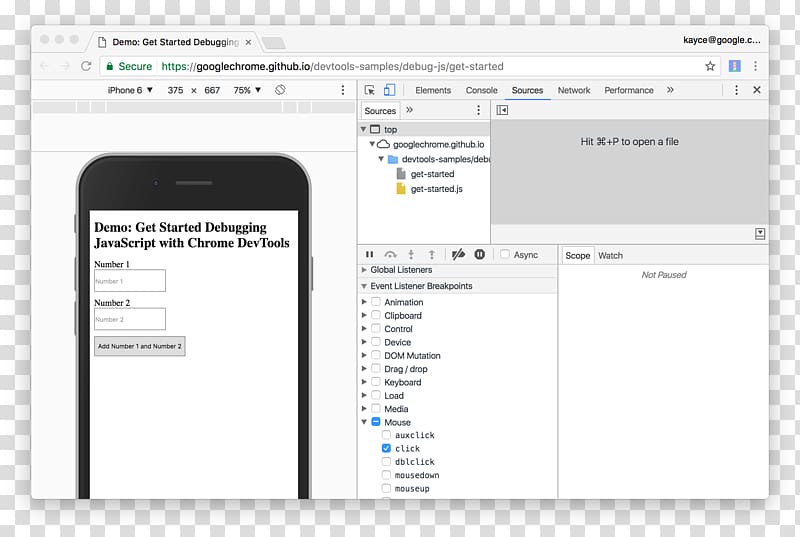 JavaScript Debugging Event-driven programming Breakpoint, Google Pagespeed Tools transparent background PNG clipart