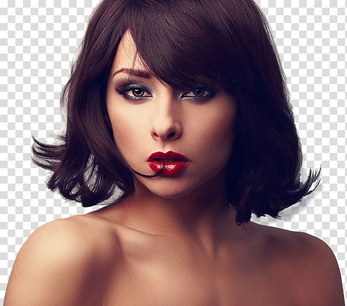 Hairstyle Bob cut Face Updo Fashion, Face transparent background PNG clipart