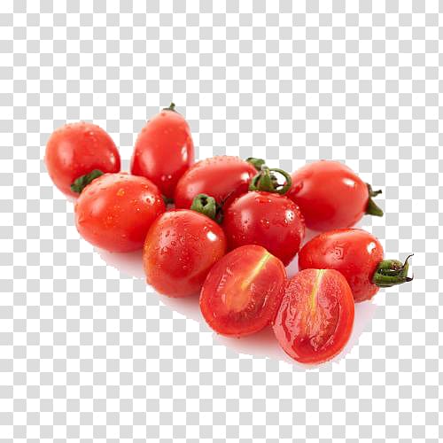 Plum tomato Cherry tomato Barbados Cherry, Cherry tomatoes buckle Free transparent background PNG clipart