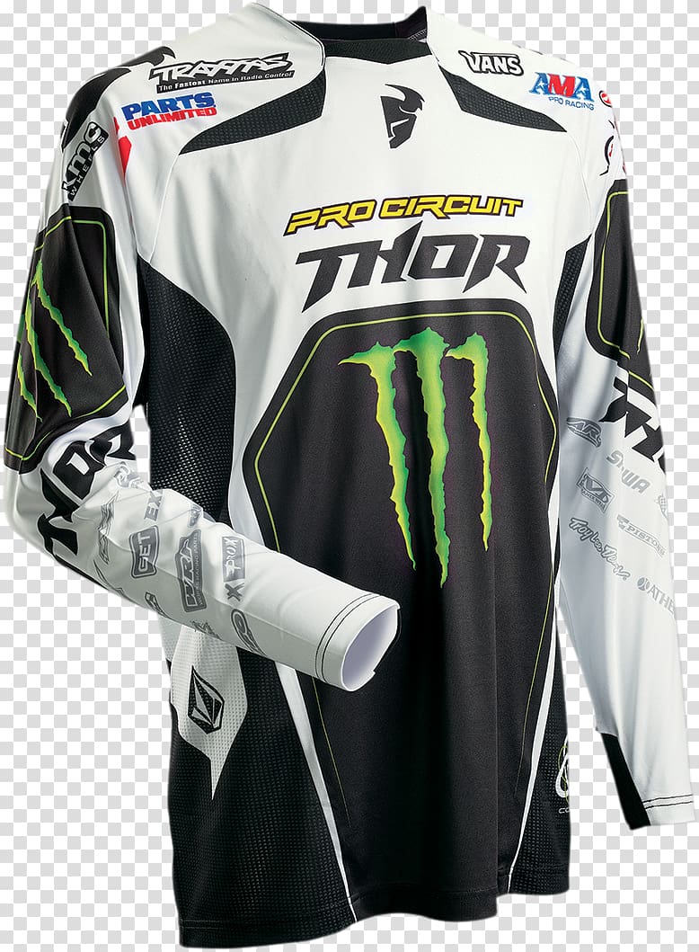 Thor Clothing Motocross Motorcycle Jersey, motocross transparent background PNG clipart