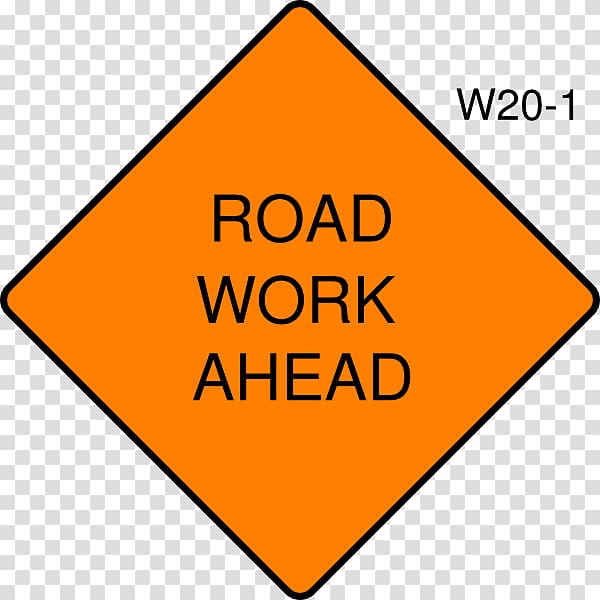 Roadworks Architectural engineering Traffic sign, road transparent background PNG clipart