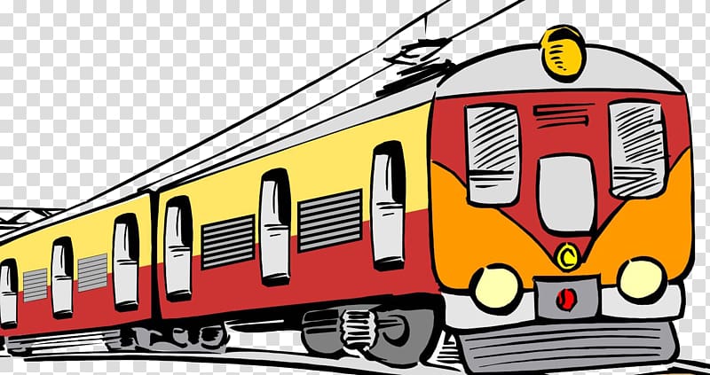 Rail transport Train Electric locomotive Passenger car , train transparent background PNG clipart