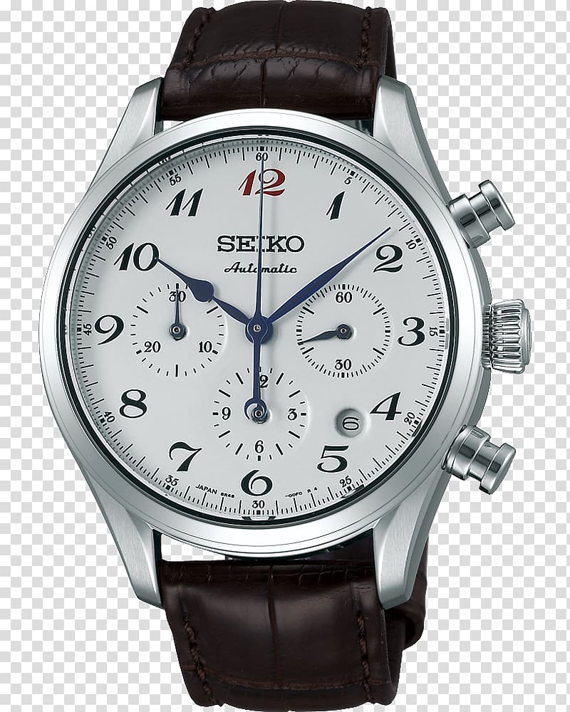 Flyback chronograph Glycine watch Seiko, watch transparent background PNG clipart