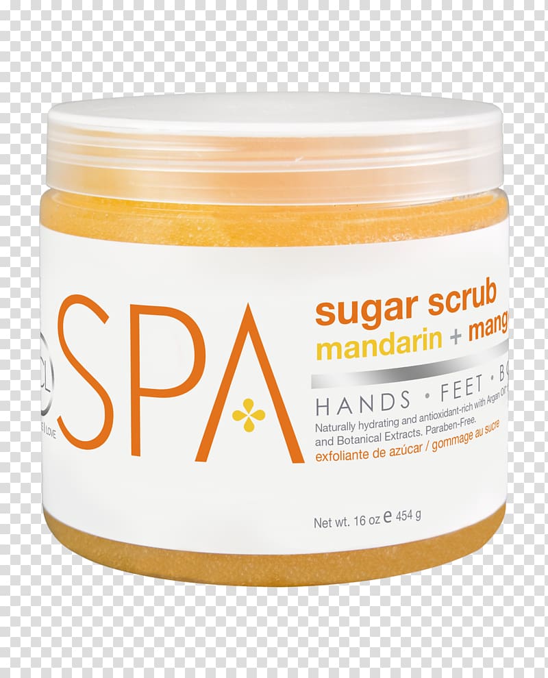 Cream Spa Exfoliation Waxing Beauty Parlour, sugar scrub transparent background PNG clipart