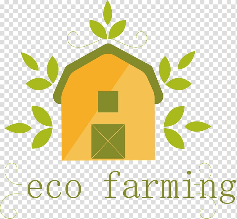 Logo Best Farm Agriculture, Green house design transparent background PNG clipart