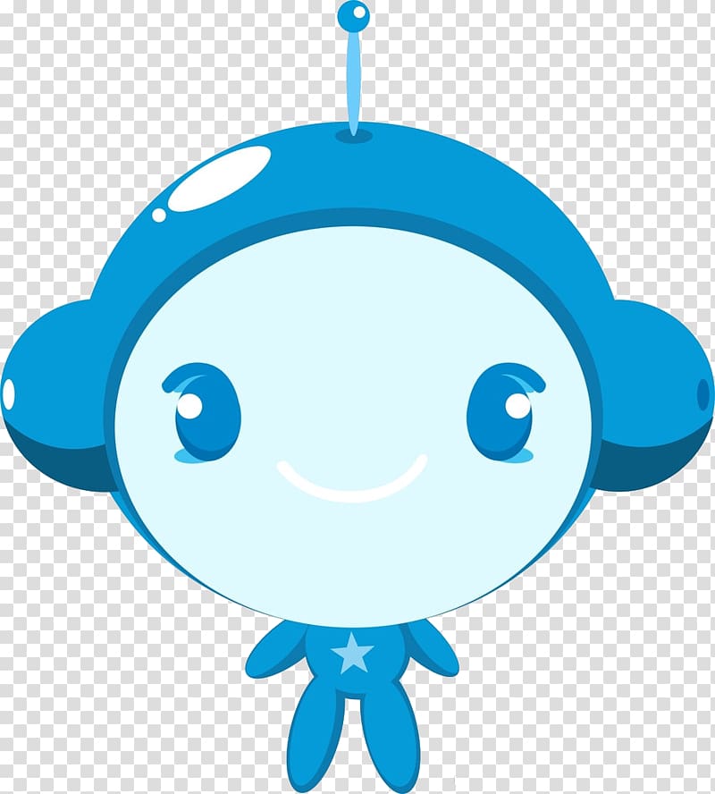 iPhone X Robot Cartoon, Blue robot transparent background PNG clipart