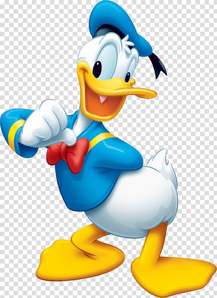 Disney Donald Duck illustration, Donald Duck Daisy Duck Mickey Mouse Minnie Mouse Goofy, DUCK transparent background PNG clipart