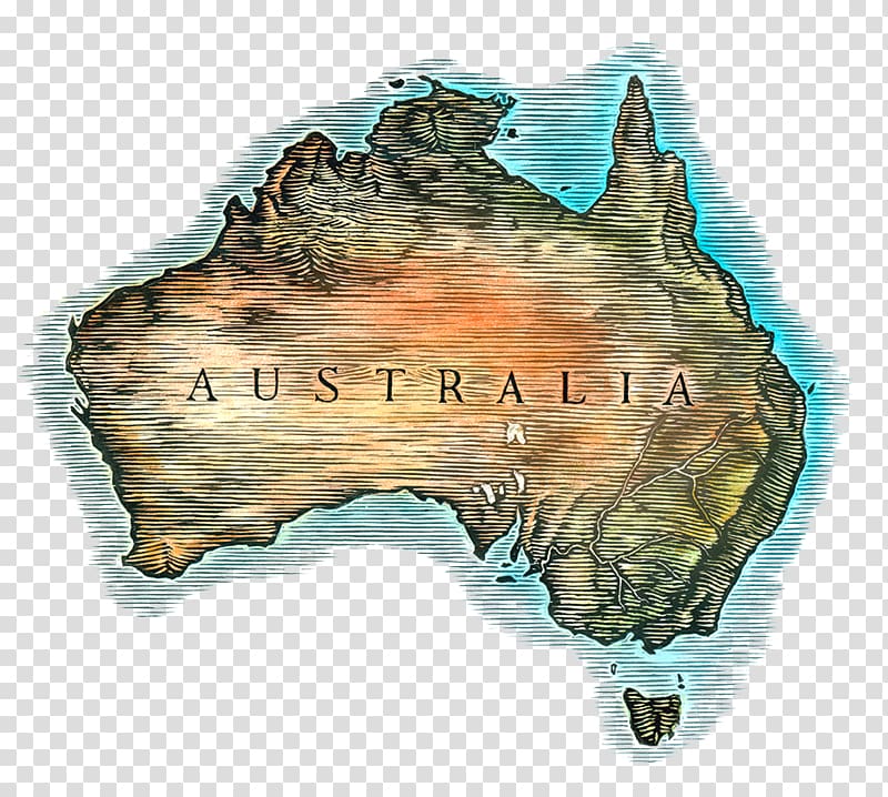 Australia Map Icon, Retro Australia map transparent background PNG clipart