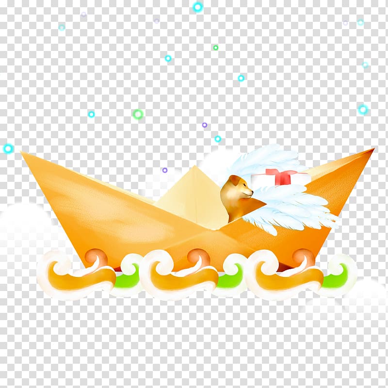 Paper Cartoon , Cartoon boat Pets transparent background PNG clipart