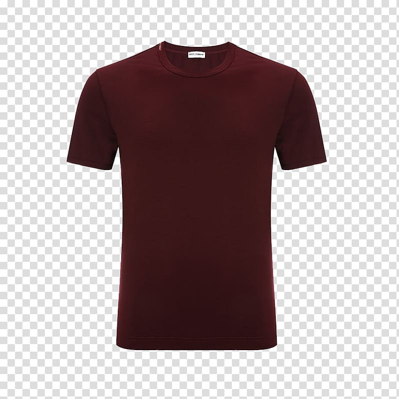 T-shirt Shoulder Sleeve Maroon, Dolce & Gabbana purple shirt front transparent background PNG clipart