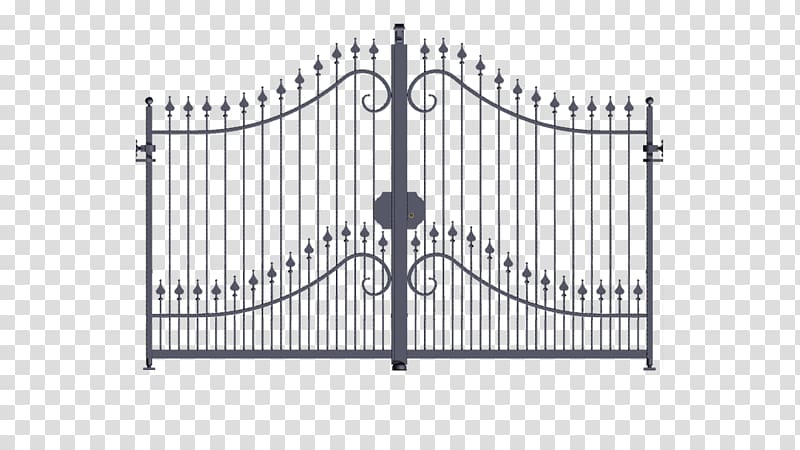 Gate Wrought iron Garden Inferriata, gate transparent background PNG clipart